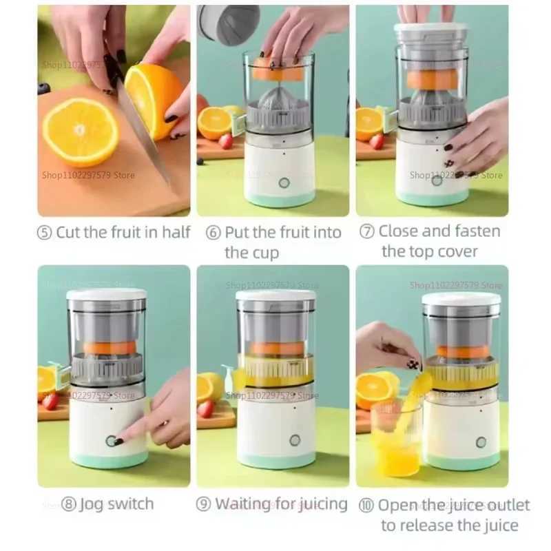 Portable Electric Juicer USB Charging Orange Lemon Fruit Blender Mini Household Personal Juice Squeezer Mixer Citrus Juicer C251113