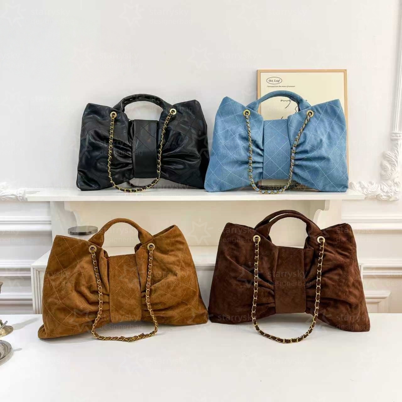 Butterfly Bag leather suede Designer Hobo Bags Golden Hardware Shoulder Bag Handbag Fashion Women Casual leather suede moon bag