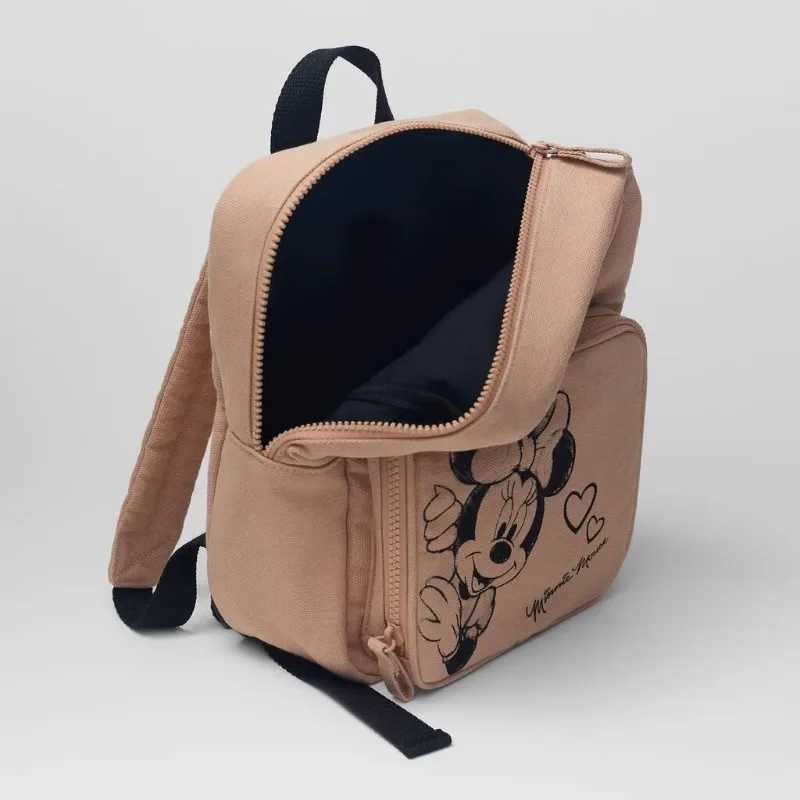 Disney New Minnie Mouse Canvas Childrens Backpack Lightweight Kindergarten Backpack Moms BagXJ250412