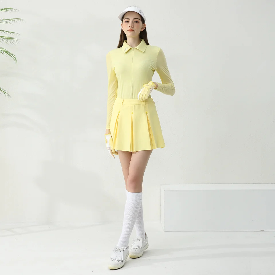 Golfist Women Golf Skorts Tennis Skirts Athletic High Waisted with Invisiable Pocket Inner Shorts Sport Workout Pleated Skirt 250411