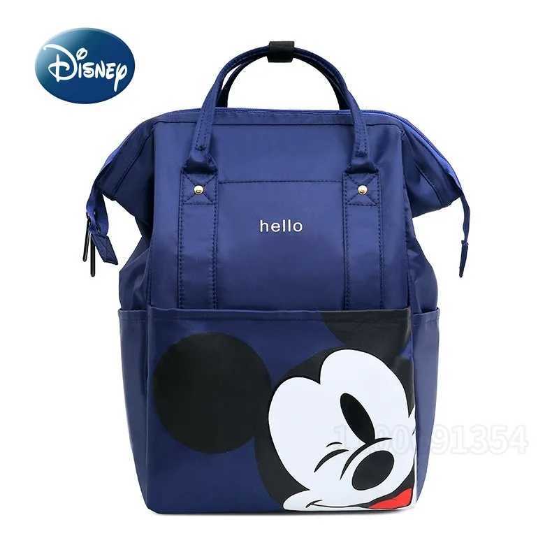 Disney Mickey New Diaper Bag Backpack Luxury Brand Fashion Baby Diaper Bag Cartoon Cute Baby Bag Multifunctional Large CapacityXJ250412