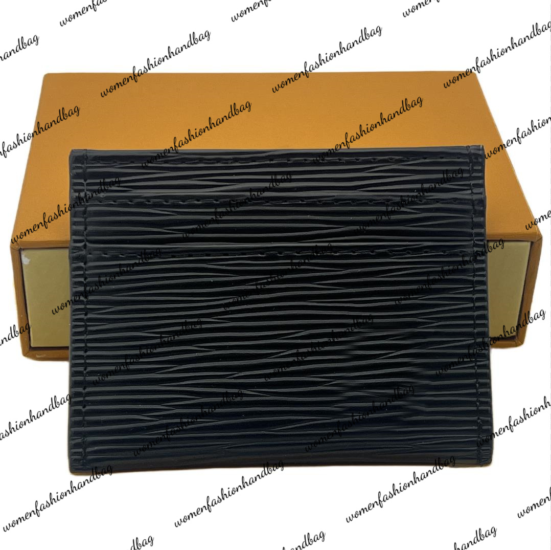 High Quality card holder Genuine Leather card holders designer women coin purse designer coin pouch women men wallets key pouch card wallet with box fast ship Card bag