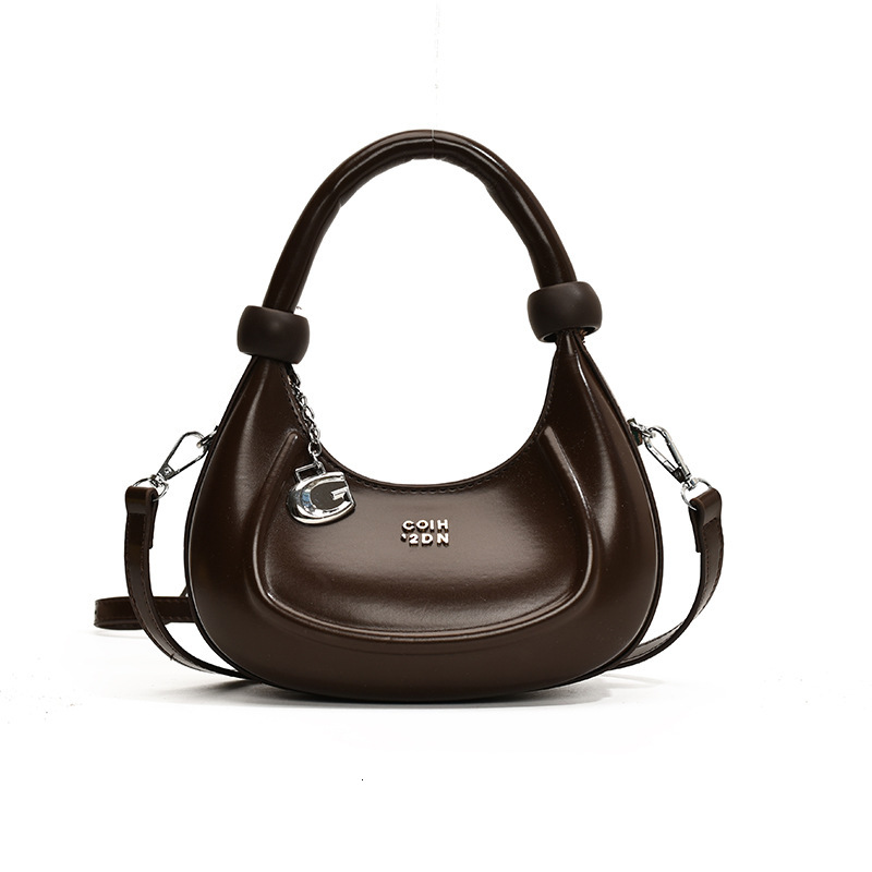 2025S Designer Women S Bag Minimally Designed Armpit Casual Crescent Shaped Bag Women S New Trendy And Fashionable Commuting High Quality Handbag