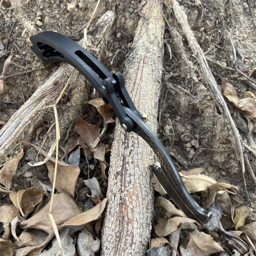 Damascus Steel Razor Folding Pocket Knife G10 Handle High Quality Outdoor Camping Knives Hunting Hiking Survival EDC Tools