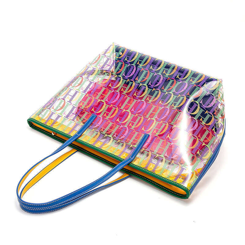 CHHC Handbag Classic Letter Printed Simple Design Style Women's Commuter Shoulder Bag Portable