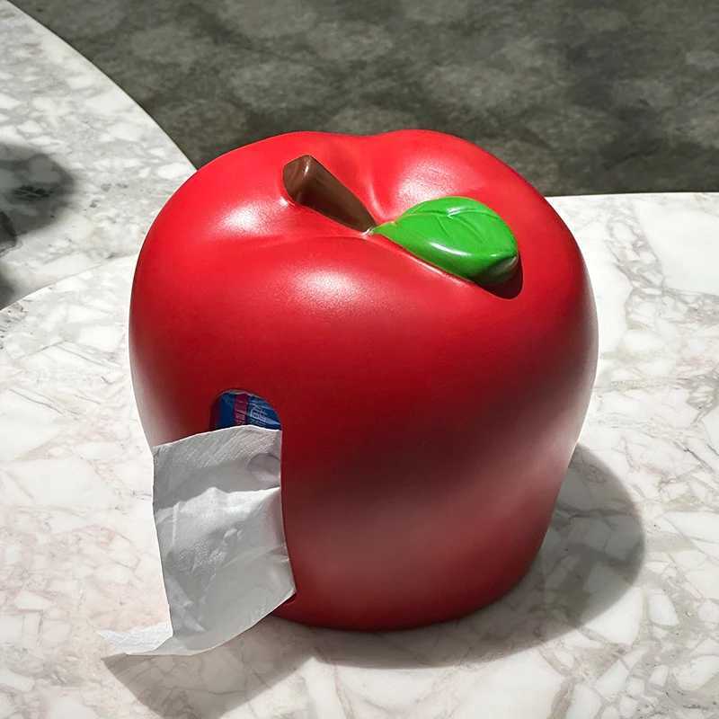 Cartoon Cute Apple Tissue Box Living Ro Tea Table He Decor Creative Desktop Paper Drawer Box Decor Y251112