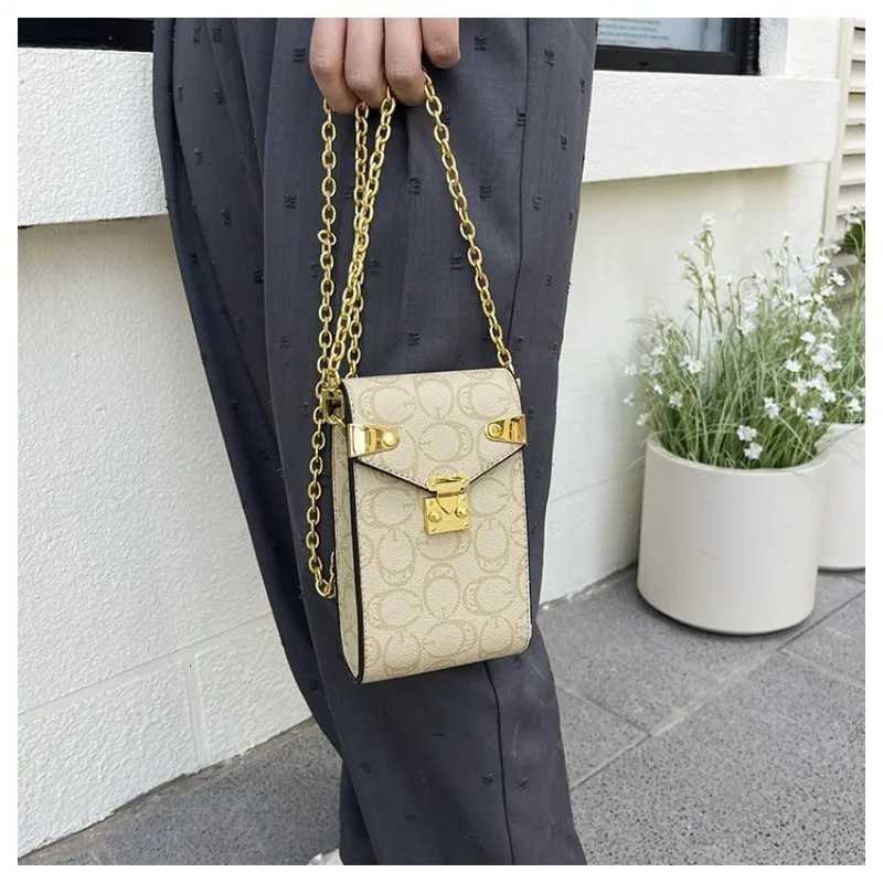 Ladies Maillard Style Presbyopic Printing Underarm BagPortable Casual Cross Body Bag for Work Travel Fashionable MinimalistW251112