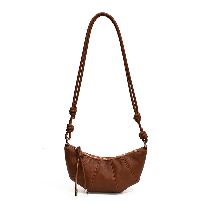 2025S Designer Women S Bag Personalized Minimalist Croissant For Women New Niche Design Shoulder Fashionable And Popular Crossbody Dumpling Bag