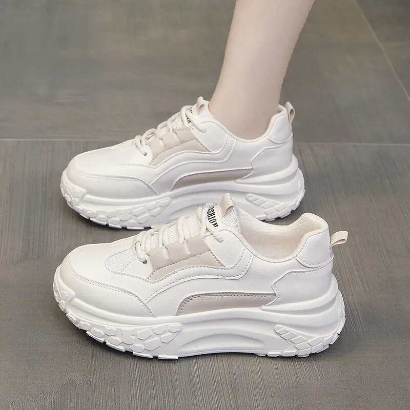 New Free Shipping Designer Shoes Thick Soled Versatile Dad 2025 Spring And Autumn Style Small Height Increase Student Casual Sports Shoes For Women