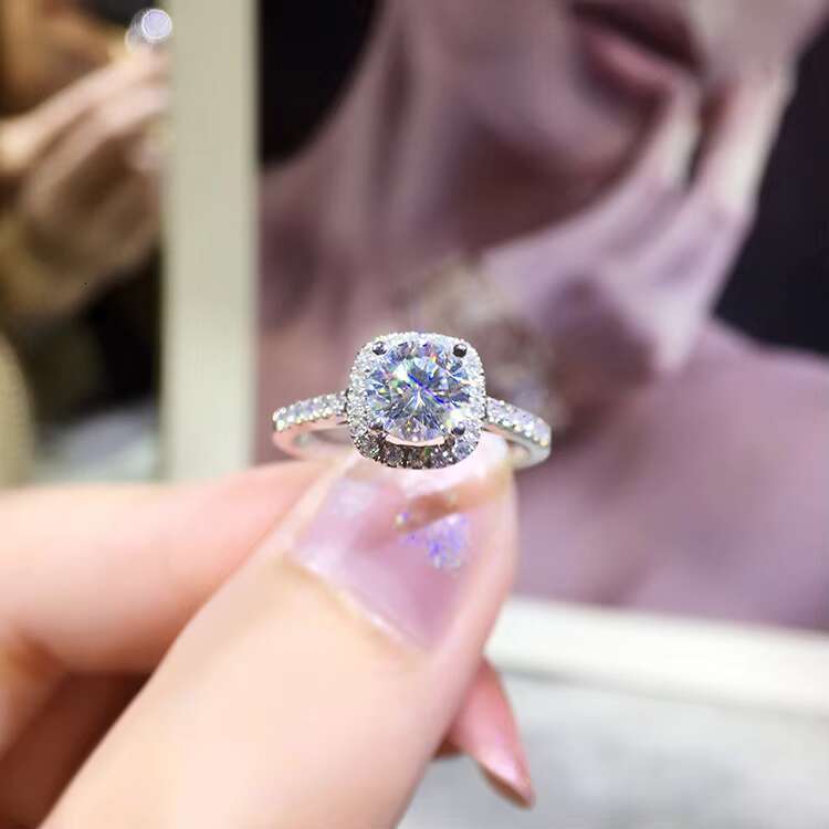 Factory Direct High Quality Stainless Steel Stainless Steel Moissanite Diamond Rings for Women