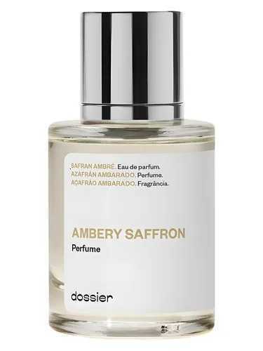 Dossier Ambery Saffron Gourmand White Flowers Arabian Womens Perfume Cologne for Man Pheromone Fragrance Spray Birthday PresentT251113