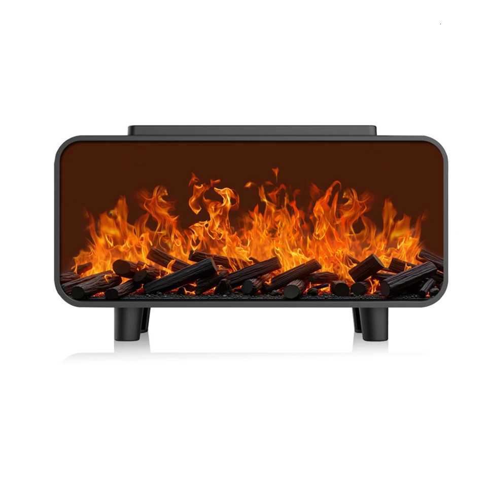 Fireplace Flame Essential Oil Diffuser with Humidifier Color Changing LED Lights Safe Automatic Shutoff for Home Y251113