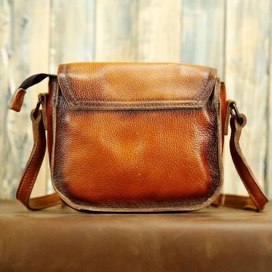 Fashion Women Crossbody Casual Genuine Leather Female Messenger Bag Vintage Girl Small Bags Zipper Shoulder Handbags Clutch