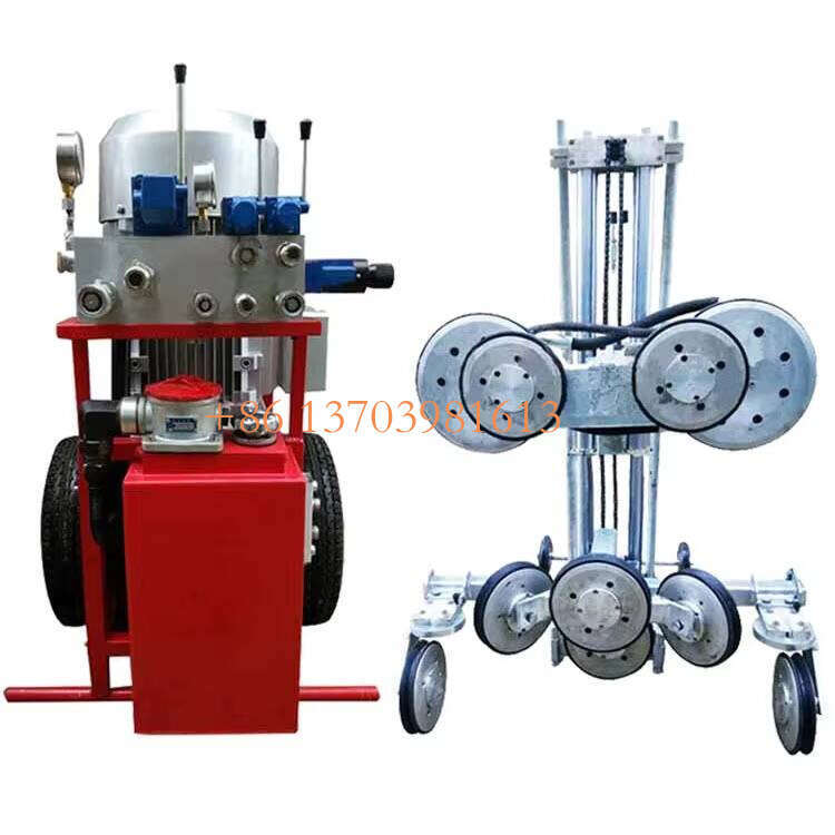 30Kw Hydraulic Concrete Wall Saw Rope Saw Double Motor Stone Cutter Portable Diamond Wire Saw