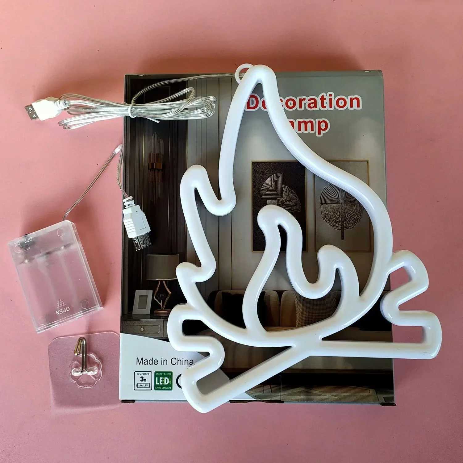 Gamepad Fire Moon Star LED Bright Neon Light Night Sign Modeling Lamp Room Wall Art Decoration Wholesale Xmas Birthday Wedding M251113