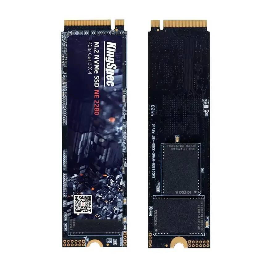 KingSpec 256gb 512gb 1TB 2TB M2 SSD M2 PCIe30 NVME Solid State Drive 2T Dram Cache Internal Hard Disk for Desktop Laptop PS4
