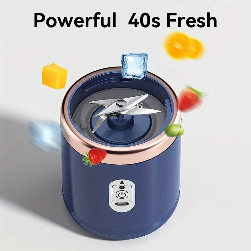 400ml Portable Electric Juicer Double Cup USB Fruit Blender Mixer for Juice Milkshake Smoothie Making Multifunction Juice Maker C251113