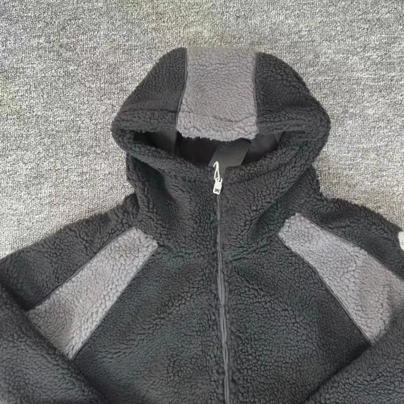 Men's Wool Winter Keep Warm Men Granular Fleece Coat Original Tag High Quality Real Po Zipper Cardigan