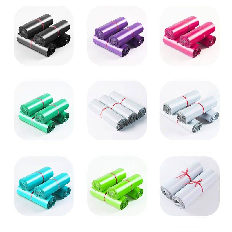 100PCS Thickened Courier Mailer Bags Packaging Poly Package Plastic Self-Adhesive Mailing Express Bag Envelope Postal Pouch Mail Bags