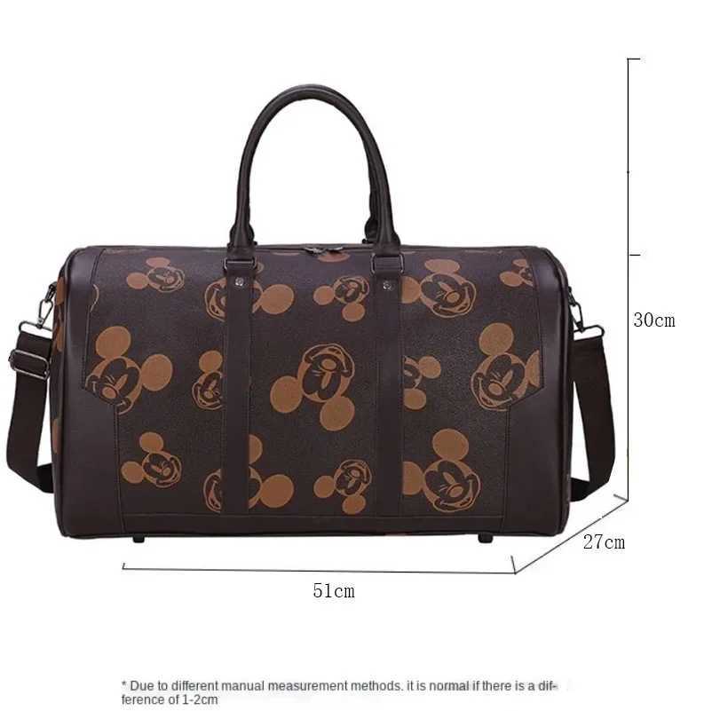 Disney Mickey Fashion Travel Tote Mens and Womens Luggage Bags Large Capacity Single Shoulder Messenger BagXJ250412
