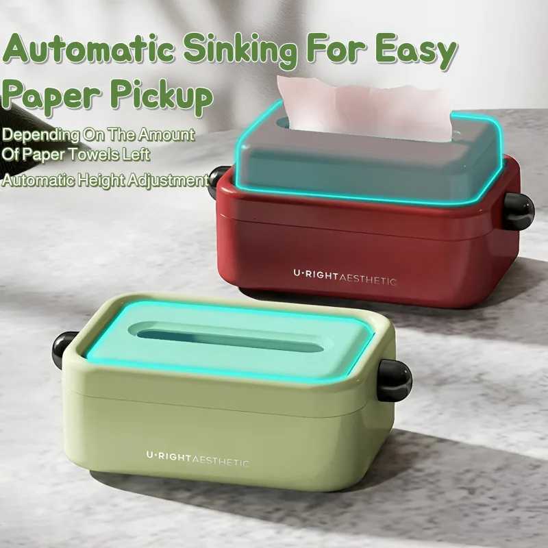 Light Luxury Tissue Box Soft Waterproof Tissue Box Cover Reusable Wet Wipe Box Holder Bathro Kitchen Paper Holder Y251112