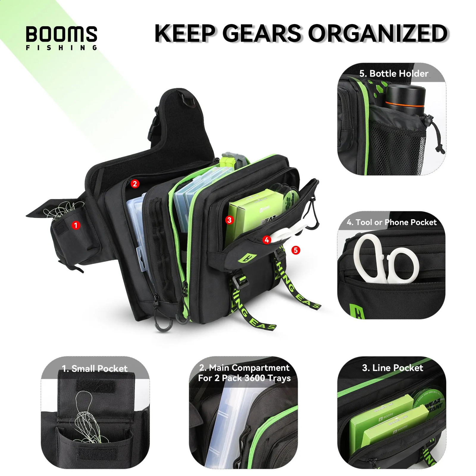 Booms Fishing IB1 High Capacity Rod Storage Bag Large Freshwater Backpack Carpishing Professional Equipment 250410
