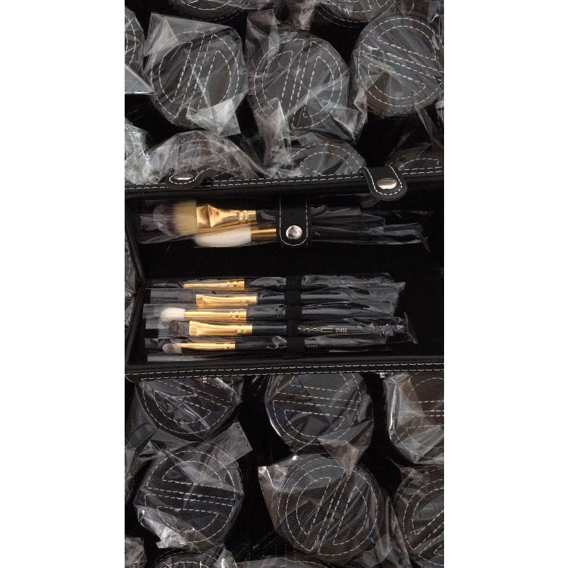 New Brands M MC Barrel packaging makeup brushes kit MAKEUP brands 9 pcs brush with mirror vs mermaid