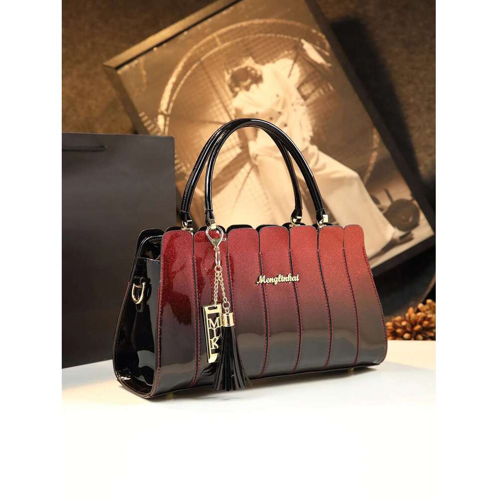Vintage Large Capacity Tote PU Crossbody Bag, Women's Classic Casual Handbag & Shoulder Purse