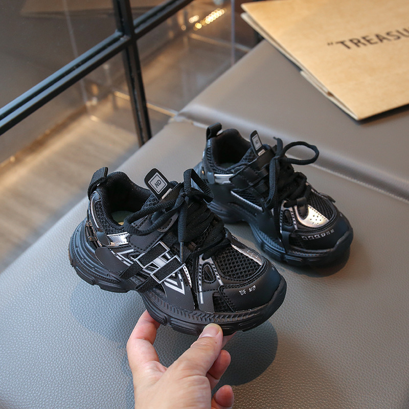 Kids Running Shoes Toddler Design Shoes for Girl Boy Children Sport Chunky Sneakers Trainers Walkfashion Youth Sneaker Kid Shoe Sizes 26 - 37 W1233