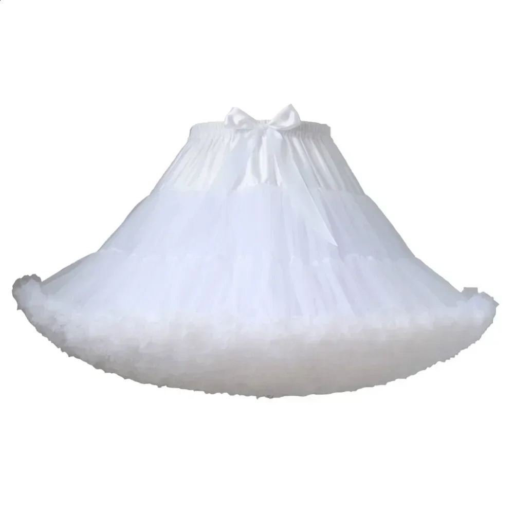 Lolita Petticoat Woman Free Short Halloween Crinoline Mini Ball Gown Underskirt Rockabilly Tulle Stock Tutu Skirt Cosplay Party 250411bj