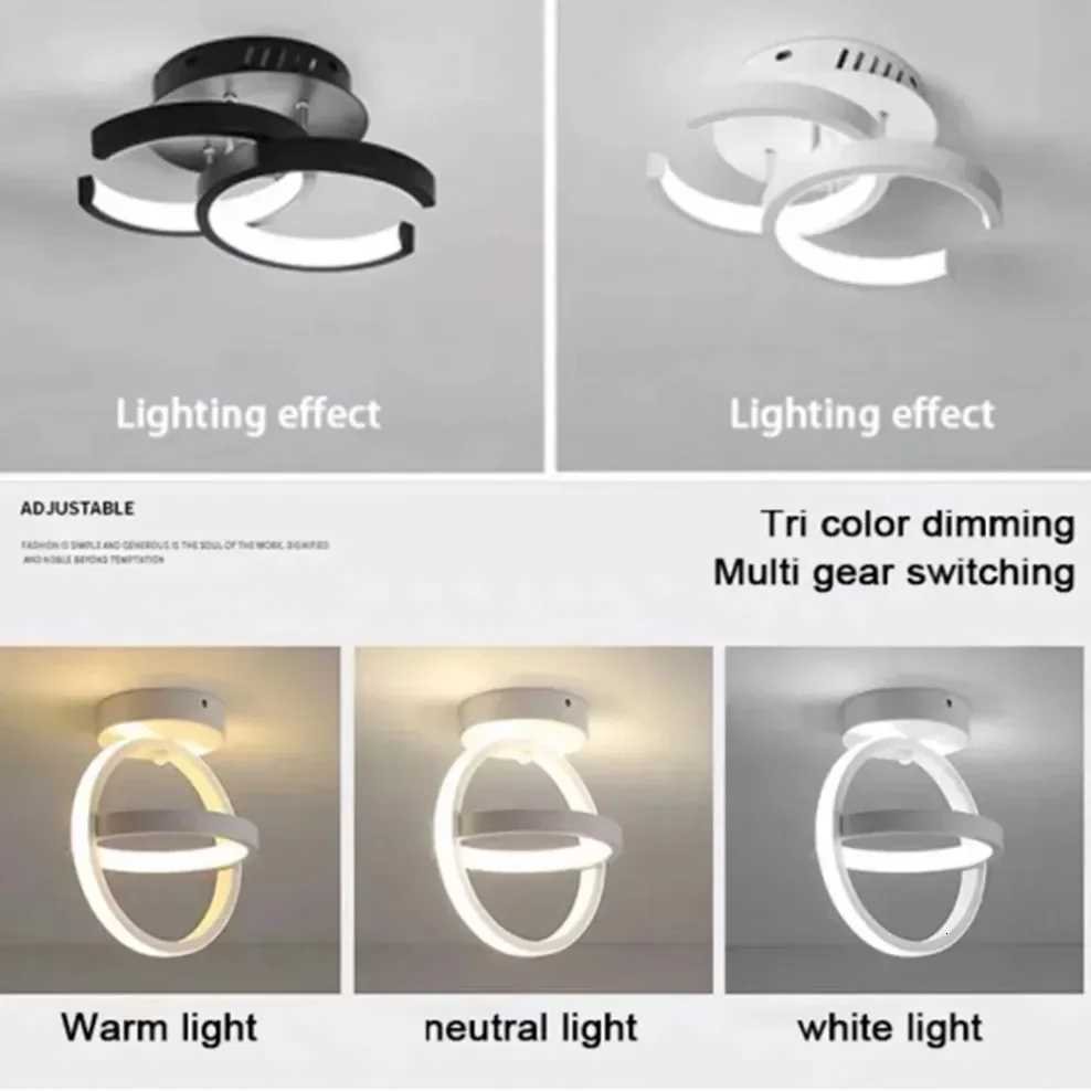 Modern LED Aisle Ceiling Lights Nodic Home Lighting Led Surface Mounted for Bedroom Living Room Corridor Light 3-color lighting W251112