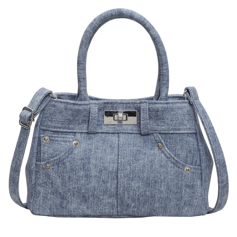 2025S Designer Women S Bag Casual And Versatile Denim Small For Women New Trendy Fashion Single Shoulder Crossbody Bag Popular Niche Handbag