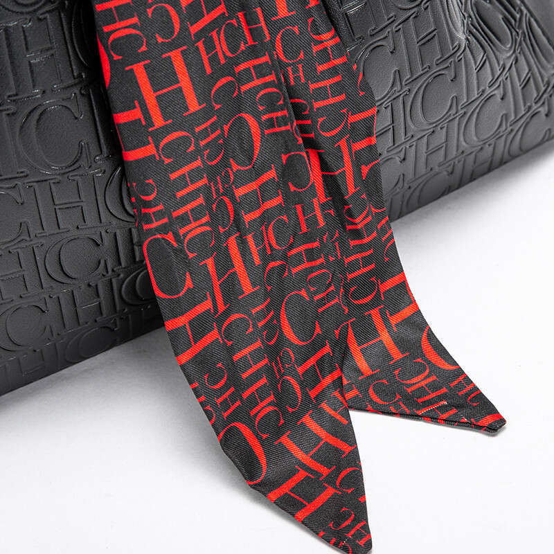 CHHC Luxury Brand Women's PU Large Capacity Shopping Travel Commuting Shrink Scarf Shoulder Bag Fashion Single