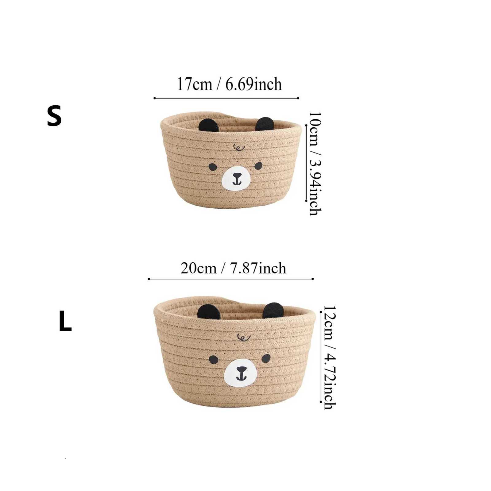 Cute Storage Baskets Rattan Woven Bedro Household Decor Organizer Case Key Snacks Desktop Sundries Deposit Tidy Box Items Y251112