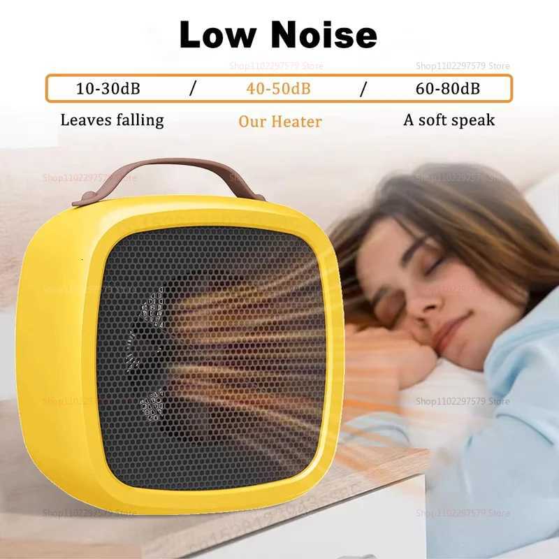 Portable Compact Mini Heater Home Quiet Fast for Indoor Office Heating 500W PTC Ceramic Warm Air Warmer for Winter Warmer Fan Y251113
