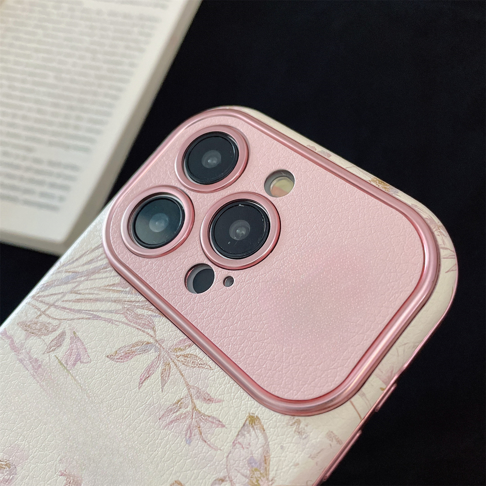 New Fashion Fragrance Home Butterfly Pink White Compatible Apple Pro Max Phone Case iPhone Women's Designer Phone Case