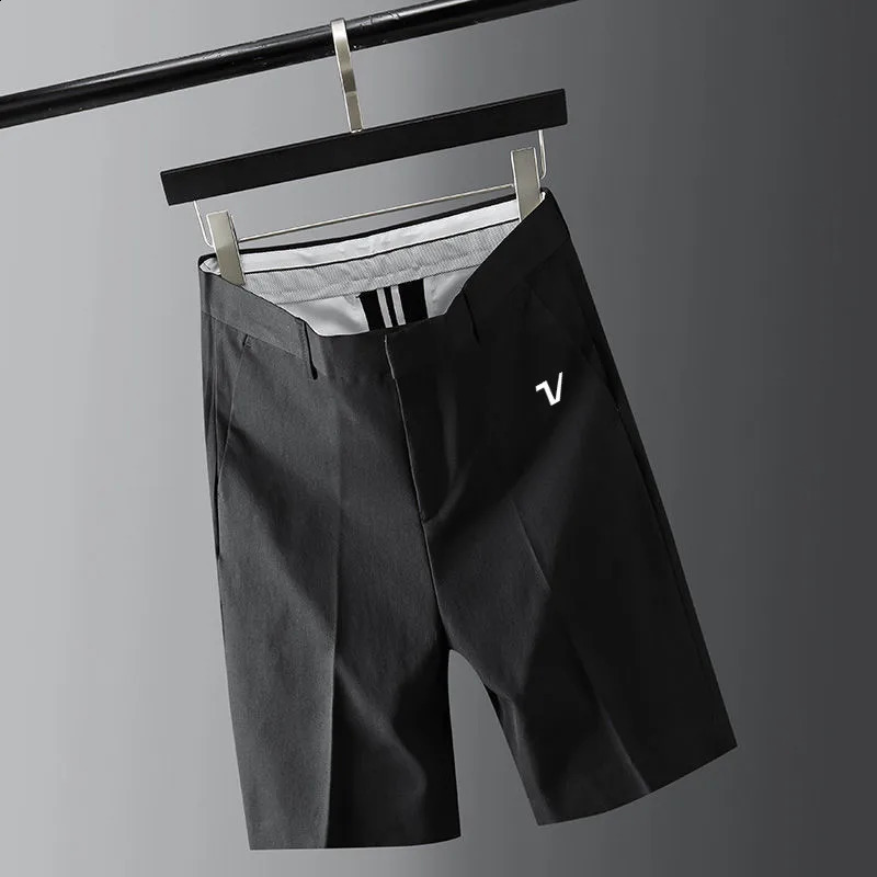Summer Golf Wear Mens 2025 Golf Shorts Quick Drying Business Casual Middle Pants Golf Clothing Men Suit Shorts 250411