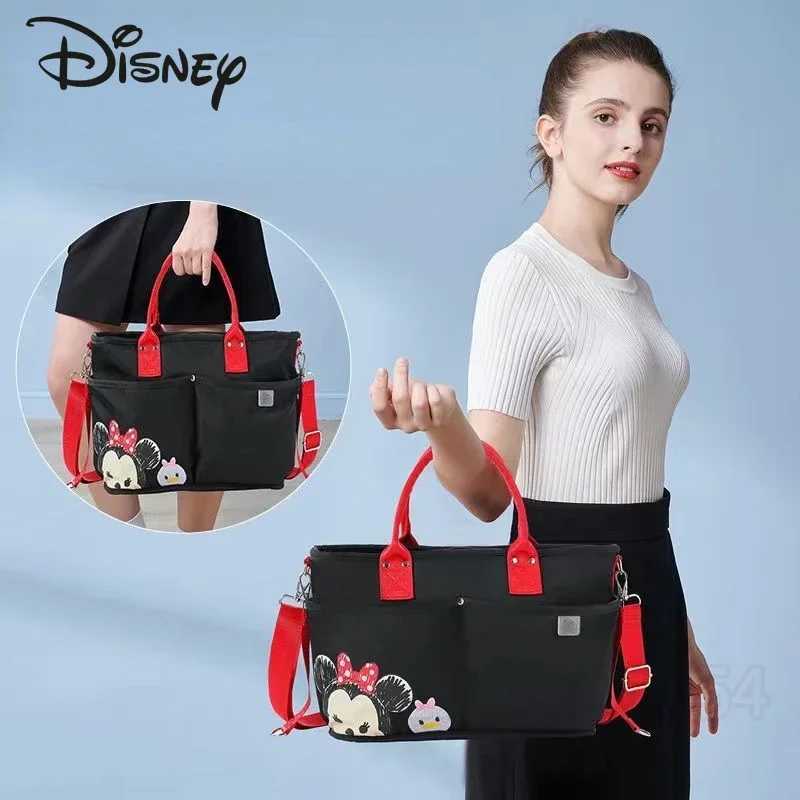 Disney Mickey New Diaper Handbag Cartoon Diaper Bag Fashion Diaper Bag Crossbody Bag Multi Functional Portable Large CapacityXJ250412