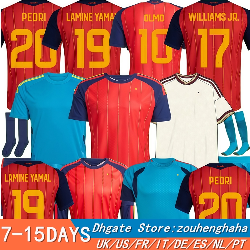 16-4XL 26 27 Camiseta Espana LAMINE YAMAL soccer jerseys 2026 2027 Home Away Espagne Player Fans Football Shirt Men kids kit SpAiNs Hommes RODRIGO WILLIAMS JR PEDRI