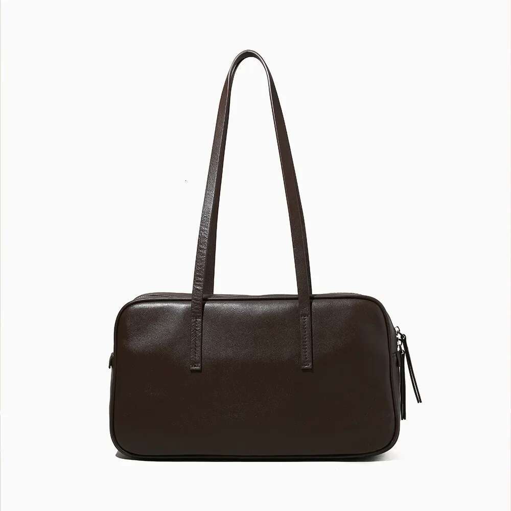 Motingsome 100% Cowhide Shoulder Designer Bags Underarm Purses Fashionable Lady Genuine Leather Satchel 2025 New
