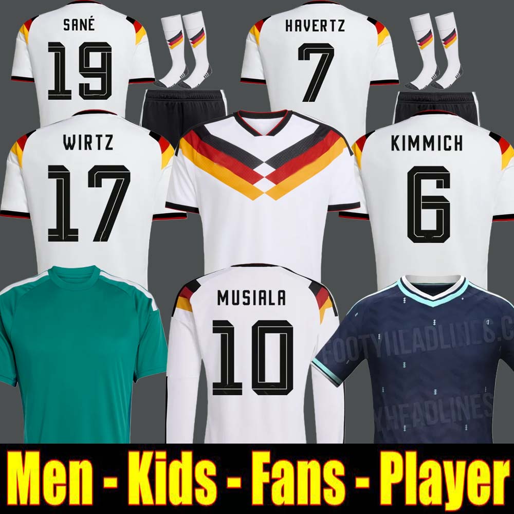 125 Year Anniversary 2025 football jersey Germanys woman Soccer Jerseys 2026 Player Version SANE GNABRY MUSIALA MULLER HAVERTZ WIRTZ Whiteout Beckenbauer