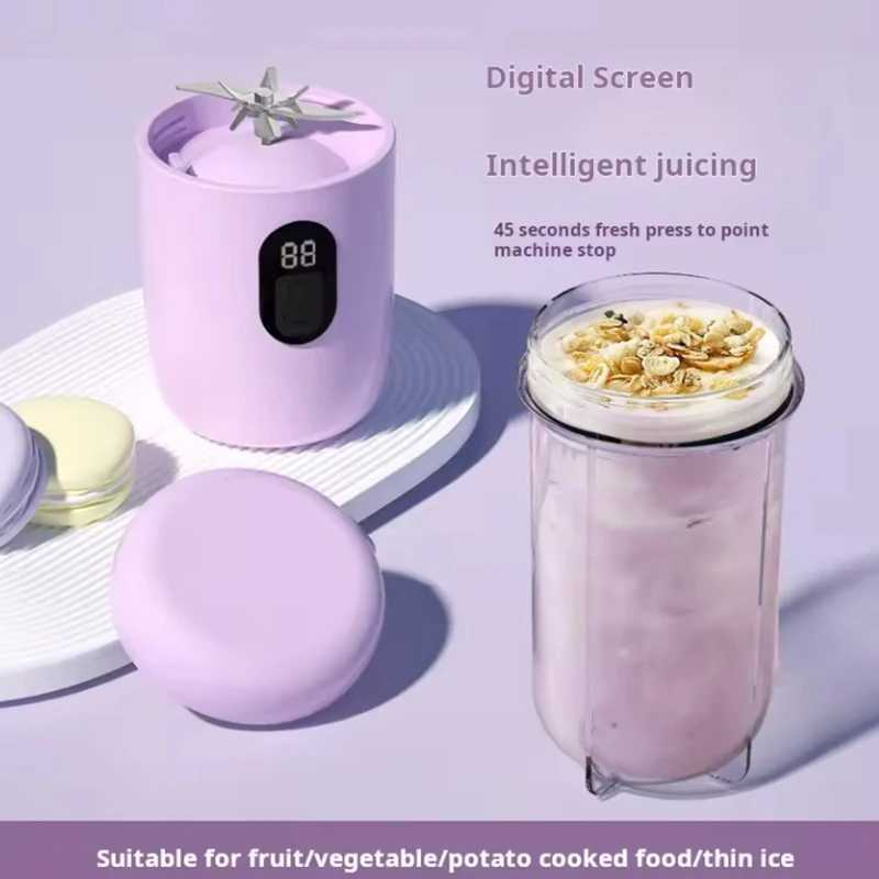 USB Rechargeable Portable Blender Cordless Mini Juicer Mixer for Smoothies Protein Shakes Travel Sports Bottle Juicer Cup C251113