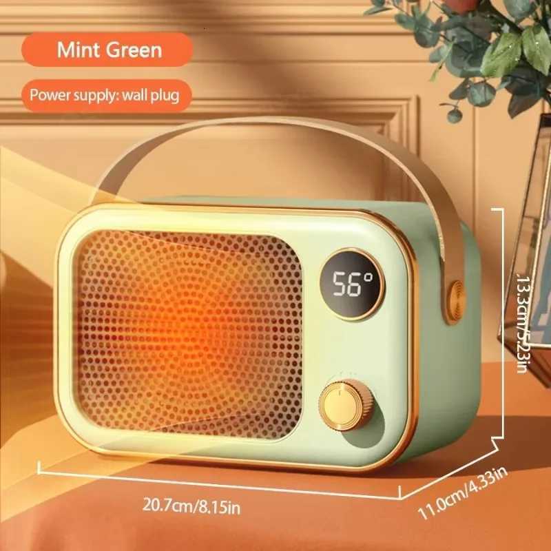 NEW Portable Electric Heater Home Low Energy Fast Heating Electric Heater Fan Smart Temperature Control Heater Warming Supplies Y251113