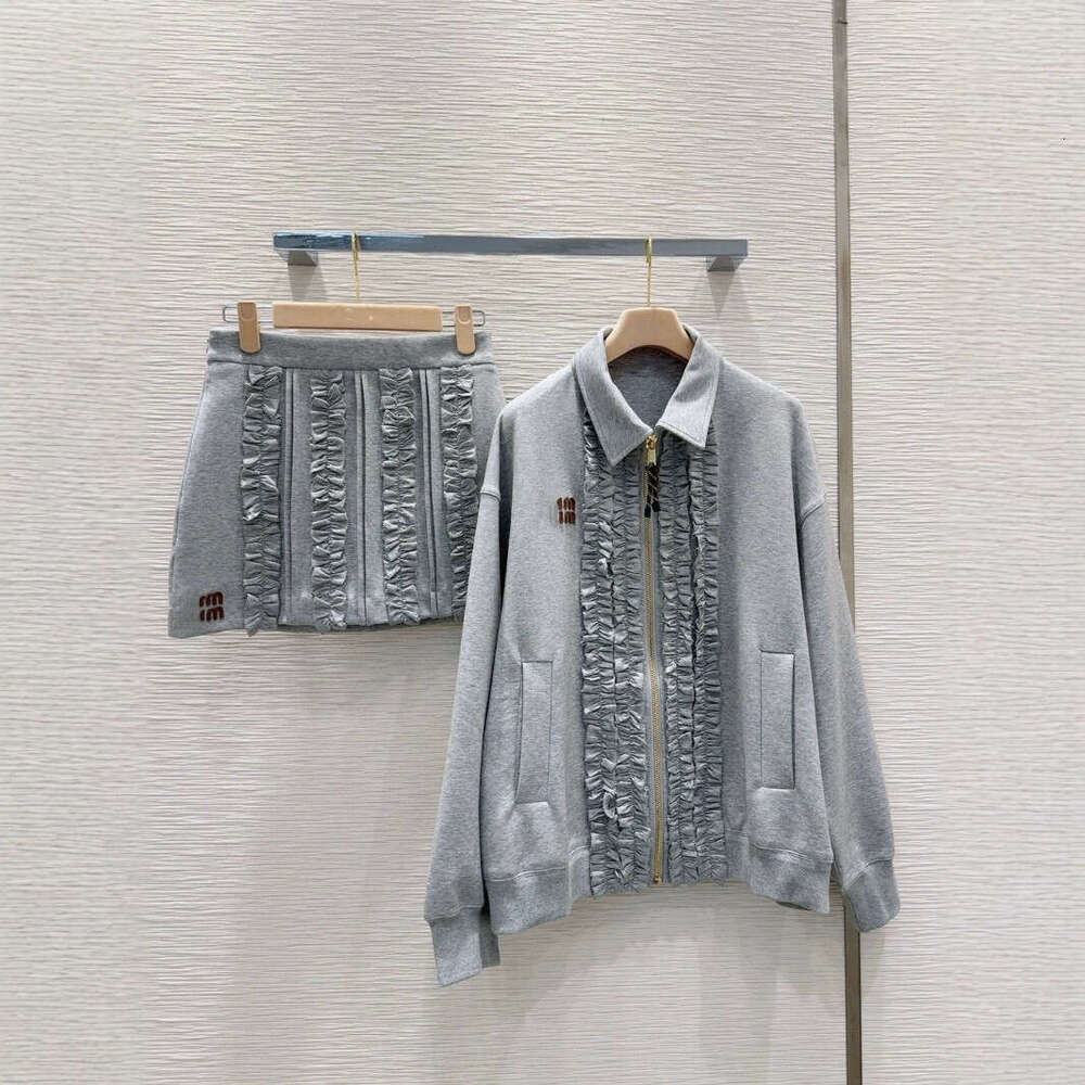 Designer clothing South Oil M Home Women's Clothing 25 Spring New Product: Collar Zipper Space Cotton Jacket, Casual Embroidery Letter Lace Half 