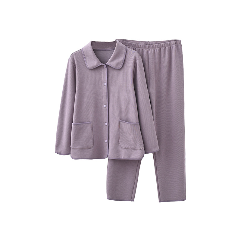 B816-Cotton silk nightdress women spring autumn summer thin pajamas Korean style sweet girl home outer wear skirt