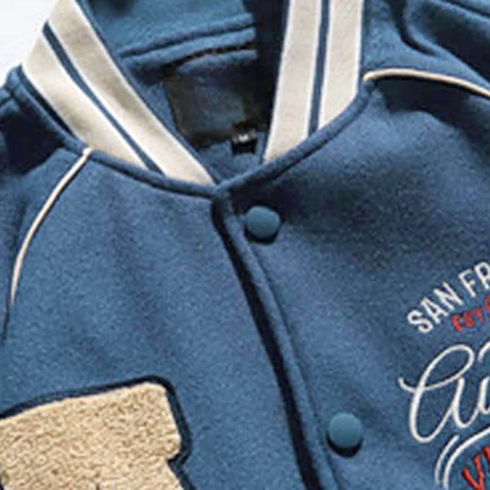 Men'S Baseball Jacket Personality Color Block Letter Pattern Printed Splicing Long Sleeve Casual Coat Mens Hip Hop Clothes