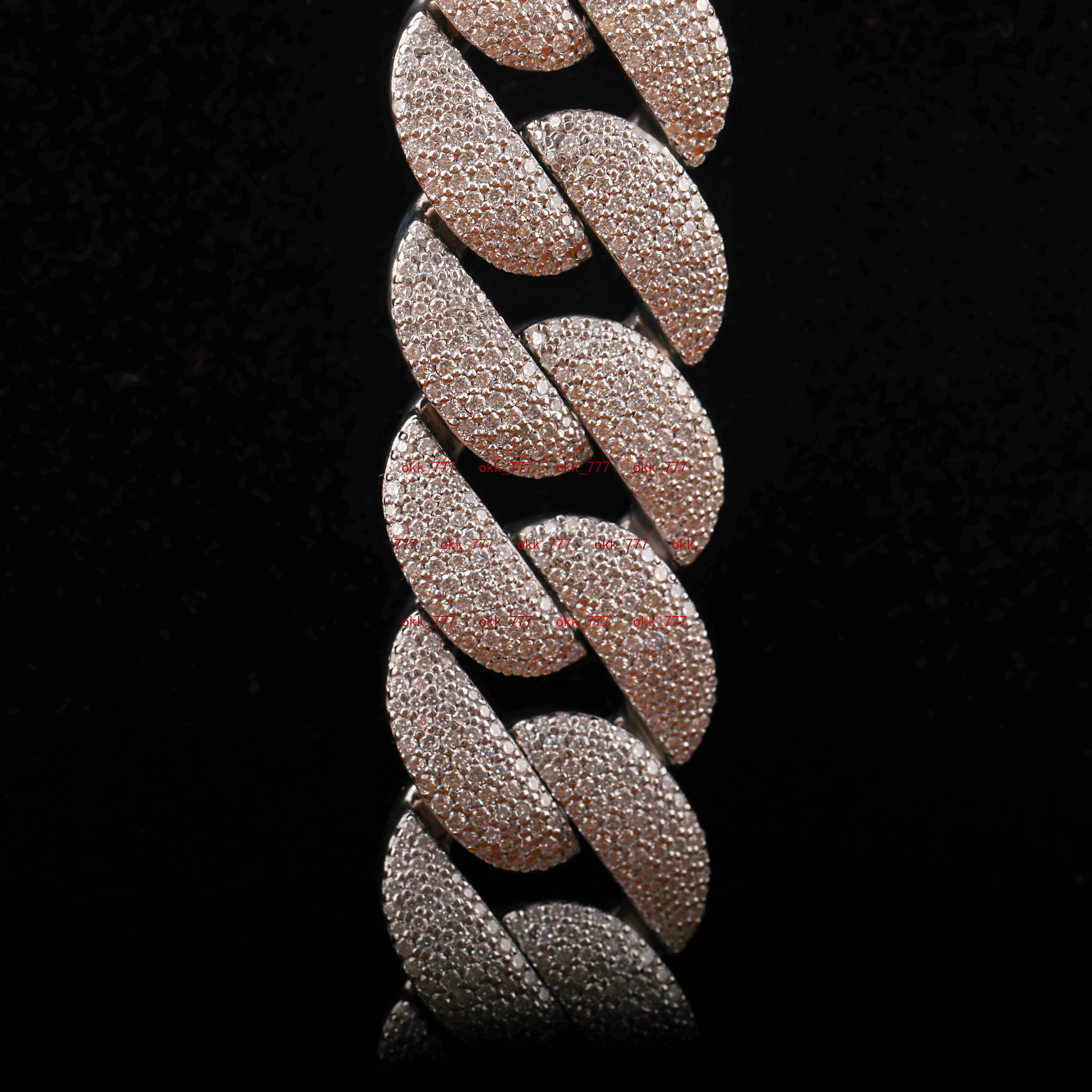 Exclusive Moissanite Diamond Necklace Bold Round Cut Chain for High Society Events and Elite Gatherings