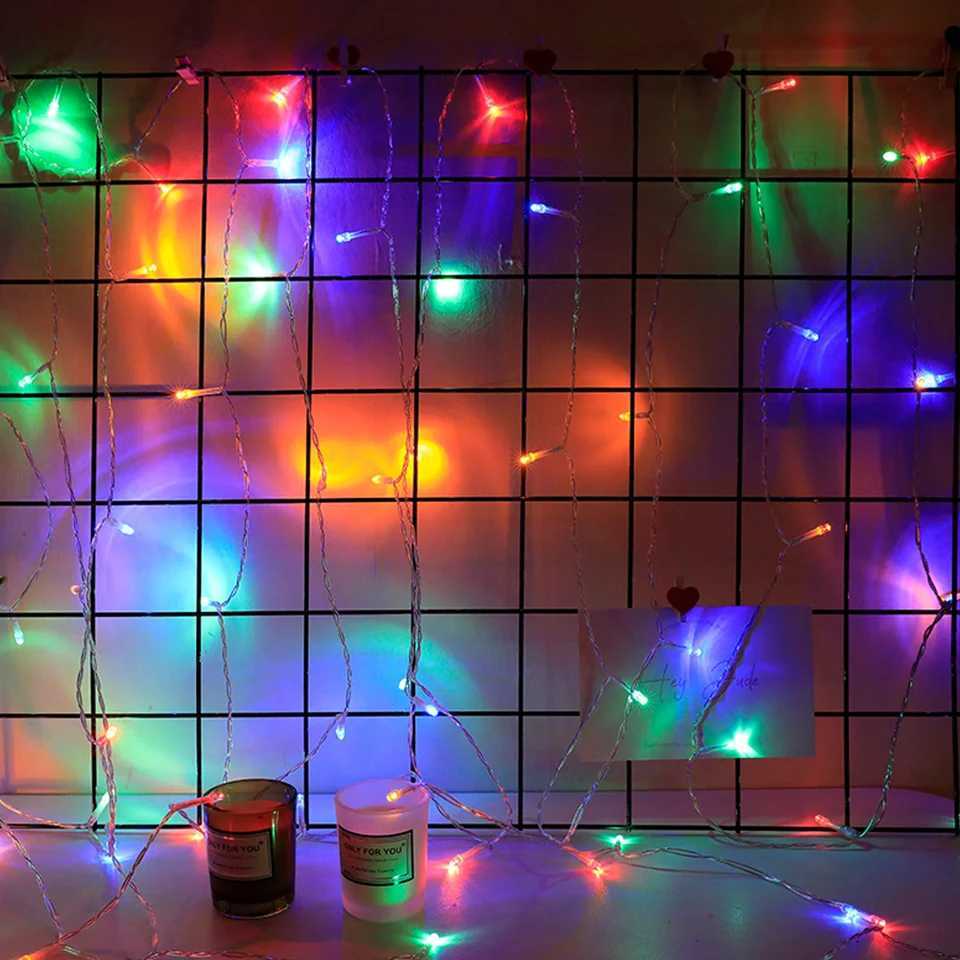 3M 5M 10M USB LED String Light Christmas Tree Fairy Light Chain Waterproof Garland Outdoor Lamp Wedding Garden Christmas Decor M251113