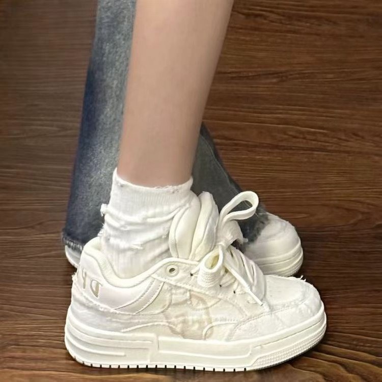 Free shipping designer thick soled shoes women Off white comfortable breathable wear-resisting outdoor casual shoes 2025