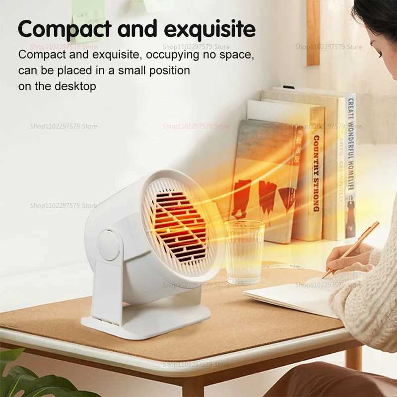 Portable Small Electric Heaters for Home Energy Saving Quiet Foot Warmer Fast Heating Indoor Warm Air Blower Y251113